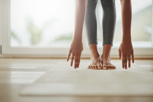 Stretching-Übung für eine starke Körpermitte